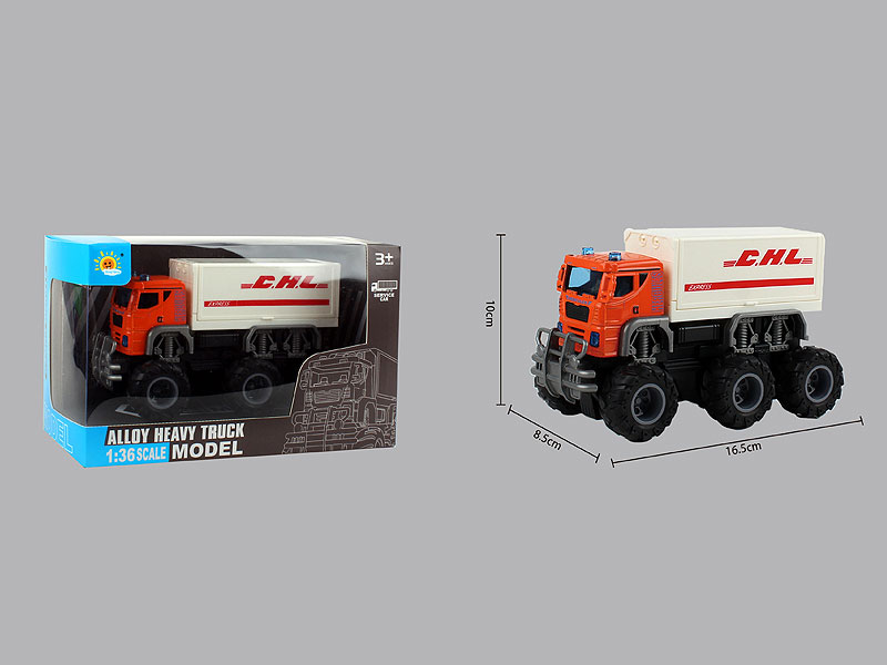 Die Cast Container Truck Friction toys