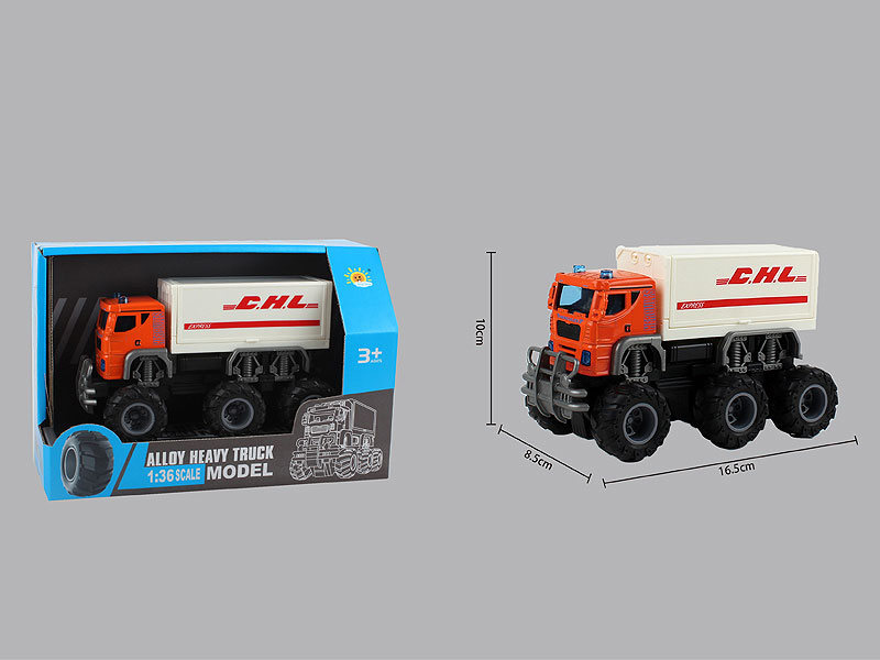 Die Cast Container Truck Friction toys