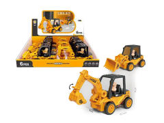 Friction Construction Truck Set(6in1) toys