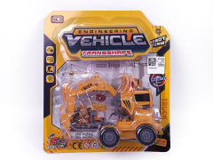 Friction Transforms Construction Truck toys