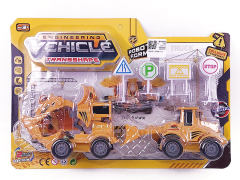 Friction Transforms Construction Truck Set(2in1) toys