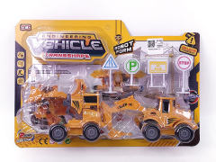 Friction Transforms Construction Truck Set(2in1) toys