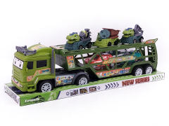 Friction Double Deck Trailer(2C) toys