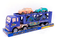 Friction Double Deck Trailer(2C) toys