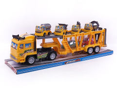 Friction Double Deck Trailer toys