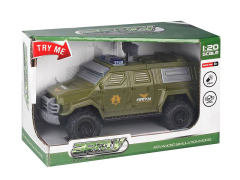 1:20 Friction Military Car W/L_S