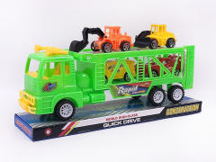 Friction Double Deck Trailer(2C) toys