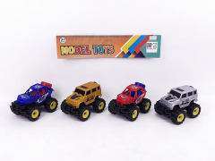 Friction Cross-country Car(4in1) toys