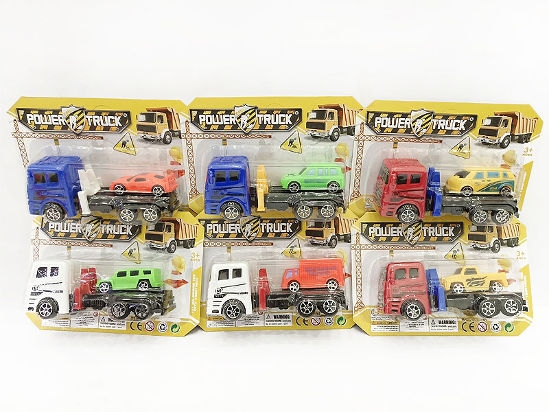 Friction Truck Tow Pull Back Car(6S) toys