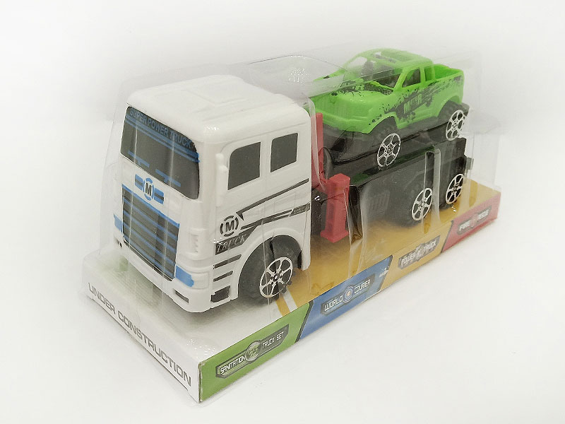 Friction Truck Tow Free Wheel Car toys