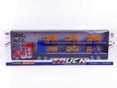 Friction Double Deck Trailer(2C) toys