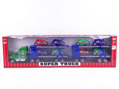 Friction Double Deck Trailer(2C) toys