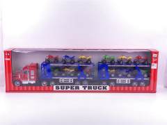 Friction Double Deck Trailer(2C) toys