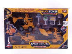 Friction Transforms Construction Truck Set(3in1) toys