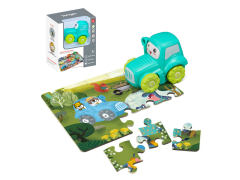 Friction Farmer Truck & Puzzle Set