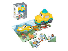 Friction Car & Puzzle Set toys