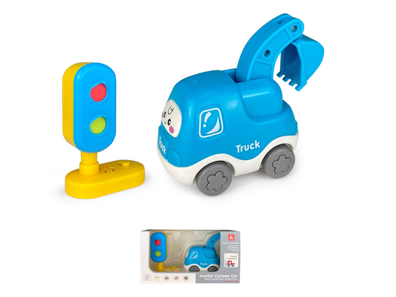 Friction Construction Truck & Traffic Lights toys