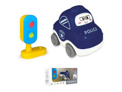 Friction Police Car & Traffic Lights toys