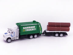 Friction Sanitation Truck toys