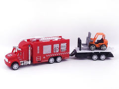 Friction Fire Trailer(2S) toys