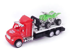 Friction Truck Tow Motorcycle(3C) toys