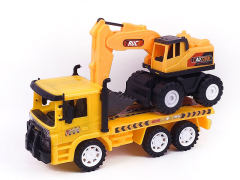 Friction Truck Tow Free Wheel Construction Truck toys