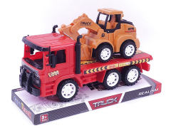 Friction Truck Tow Free Wheel Construction Truck toys