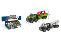 Die Cast Construction Truck Friction(6in1)