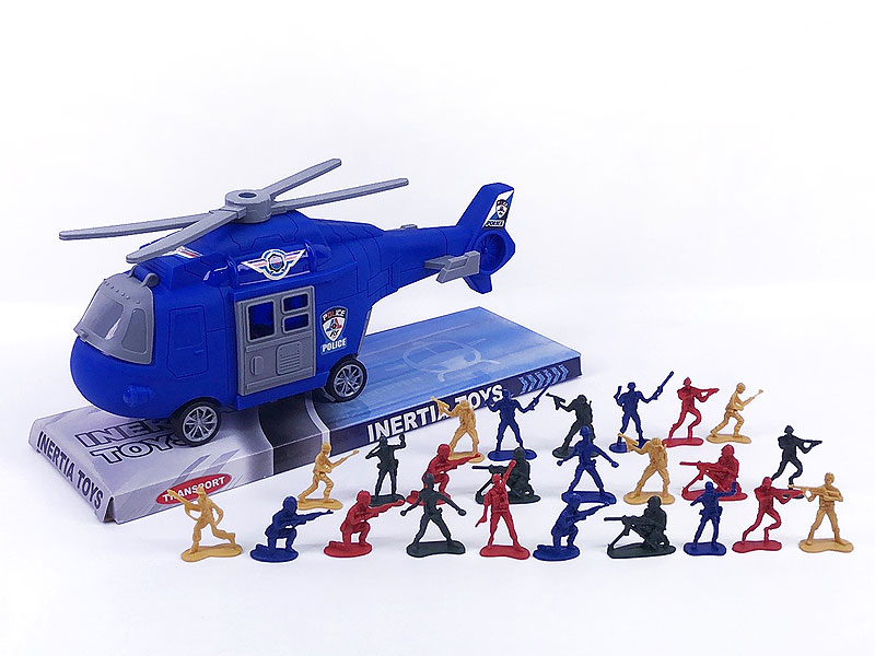 Fricton Helicopter & Soldier toys