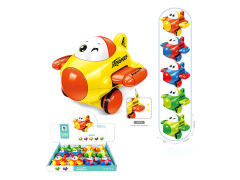 Friction Airplane(12in1) toys