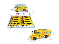 Friction School Bus W/L(8in1) toys