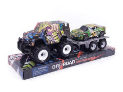 Friction Truck Tow Die Cast Car Pull Back toys