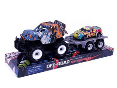 Friction Truck Tow Die Cast Car Pull Back