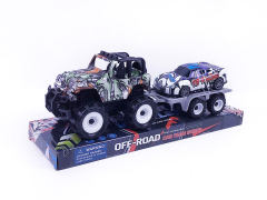 Friction Truck Tow Die Cast Car Pull Back