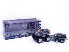 Friction Truck Tow Die Cast Car Pull Back