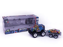 Friction Truck Tow Die Cast Car Pull Back toys