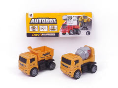 Friction Transforms Construction Truck(2in1) toys