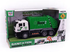 1:14 Friction Sanitation Truck W/L_M toys