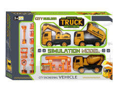 Friction Construction Truck Set toys