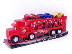 Friction Truck Tow Free Wheel Car(2C) toys