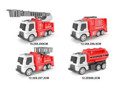 Friction Fire Engine Set(4in1) toys