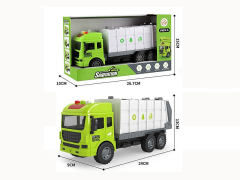 Friction Sanitation Truck W/L_S toys