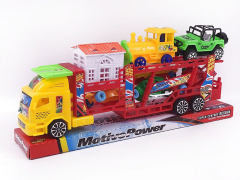 Friction Double Deck Trailer toys