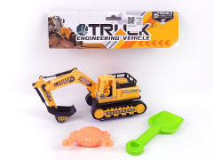 Friction Construction Truck & Sand Game toys