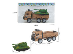 Friction Truck Tow Tank toys