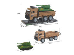 Friction Truck Tow Tank toys