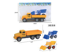 Friction Truck Tow Farmer Car(2S) toys