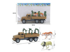 Friction Truck Tow Animal toys