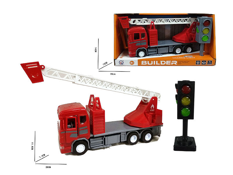 Friction Construction Truck W/L_IC & Traffic Lights W/L_IC toys