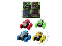 Die Cast Stunt Car Friction(4S)